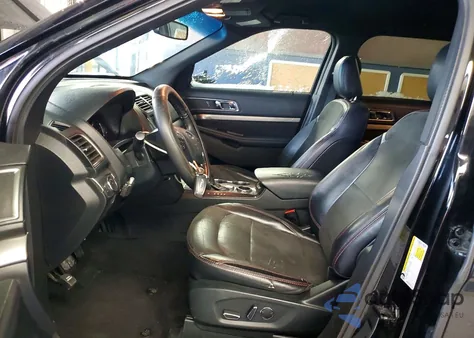 2018 Ford Explorer Xlt z USA, uszkodzony, nr VIN 1FM5K7D88JGC92171